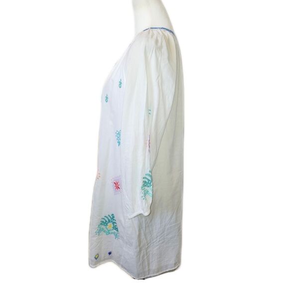 Tommy Bahama, 100% Cotton, Lined, Embroidered, V-neck, Swim Cover Up, S - Picture 7 of 16